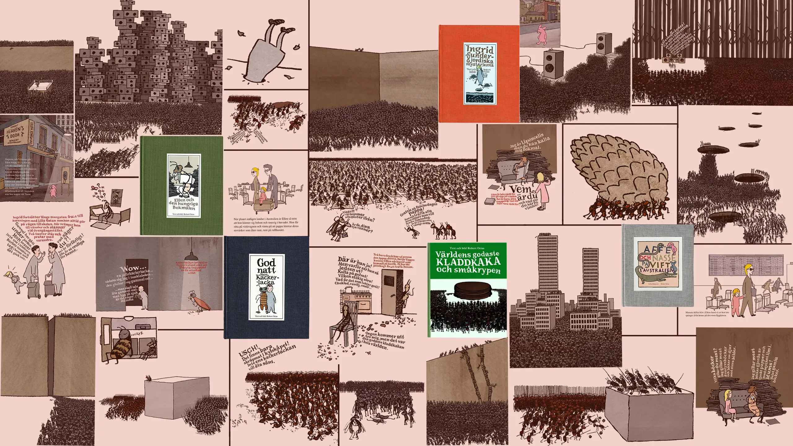 Drawings and illustrations by Robert Ocias