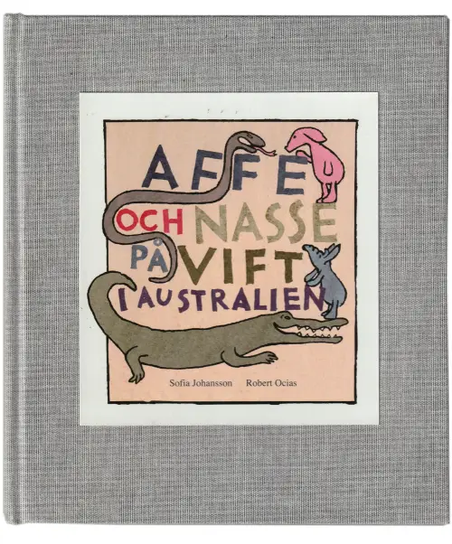 Affe och Nasse pa vift i Australien - Book Cover